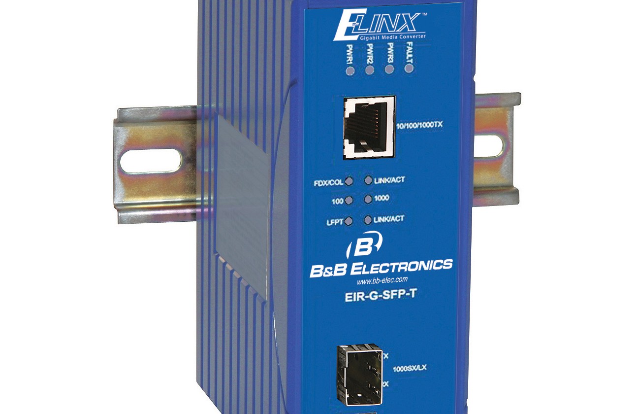 CONVERTIDOR DE MEDIOS 1000 BASE-T A GIGABIT ETHERNET SFP N-O. DE PARTE EIS-G-SFP,EIR-G-SFP-T.